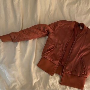 H&M Jackets & Coats - H&M Rose gold Bomber H&M Jackets & Coats - H&M Rose gold Bomber